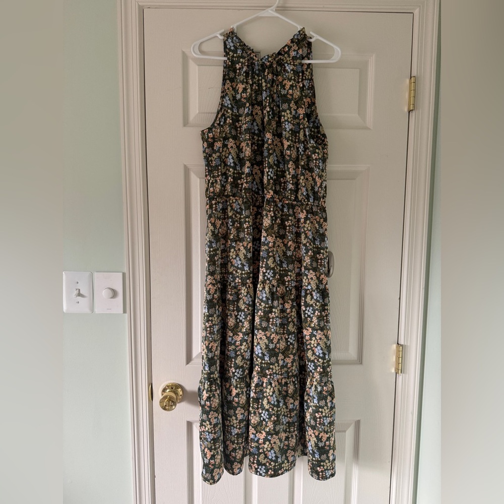 Floral Print Midi Dress